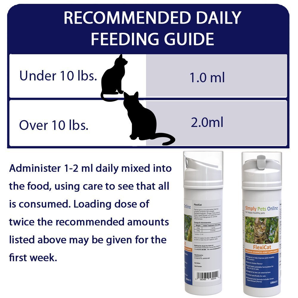 Cat Joint Supplement - Natural Antioxidants, Promotes Mobility in Cats